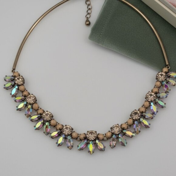J. Crew Jewelry - Aurora Borealis J.Crew Crystal Statement Collar Necklace